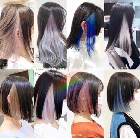 Top 27 kiểu tóc nhuộm hidden ẩn gáy áp đảo mọi phong cách thời trang - Học nghề tóc Tiệp Nguyễn