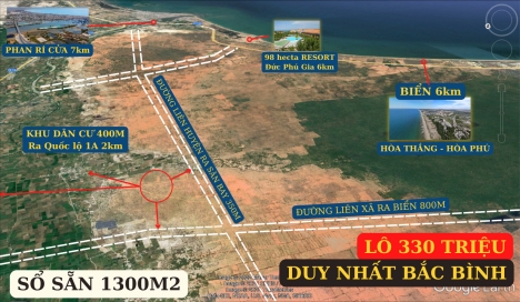 CHỈ VỚI 3xxTRIỆU SỞ HỮU NGAY LÔ ĐẤT 1325M2 TẶNG GÓI BẢO HIỂM TỚI 1 TỶ ĐỒNG