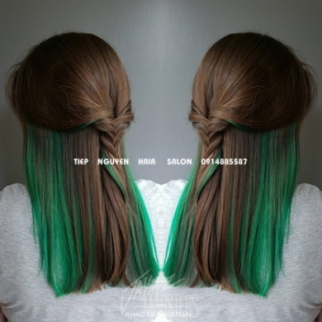 Top 29 kiểu tóc nhuộm hidden ẩn gáy cuốn hút độc đáo cho mọi cô nàng - Học nghề tóc Tiệp Nguyễn