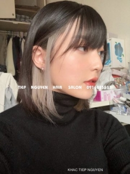 Top 17 kiểu tóc nhuộm hidden ẩn gáy áp đảo mọi phong cách thời trang - Học nghề tóc Tiệp Nguyễn