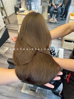 Làm Màu Nâu Ánh Rêu, Địa Chỉ Nhuộm Tóc Đẹp Giá Rẻ Hoài Đức- Nam Đỗ Hair Salon