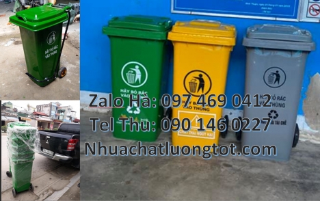 Thùng rác 120l nắp kín, thùng rác 120l Composite, Thùng rác 120l nắp hở, thùng rác 120l Comp