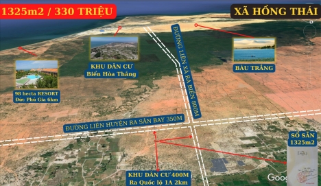 CHỈ VỚI 3xxTRIỆU SỞ HỮU NGAY LÔ ĐẤT 1325M2 TẶNG GÓI BẢO HIỂM TỚI 1 TỶ ĐỒNG