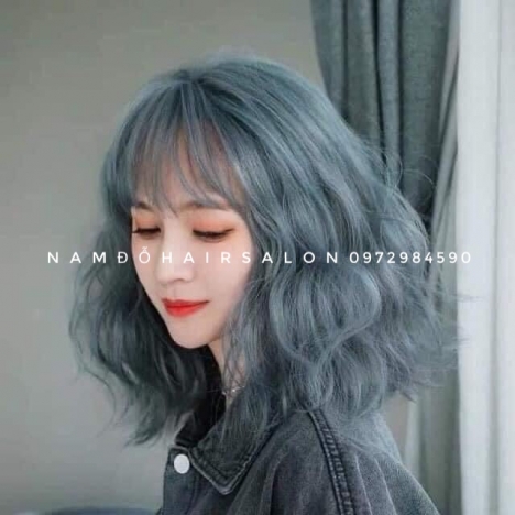 Làm Màu Xanh Khói, Địa Chỉ Nhuộm Tóc Đẹp Uy Tín Giá Rẻ Hoài Đức - Nam Đỗ Hair Salon