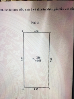 BÁN NHÀ QUẬN ĐỐNG ĐA 45m2x4 T 7 TỶ Ô TÔ KD