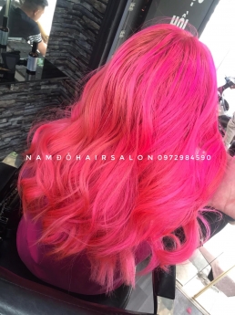 Làm Màu Hồng,Địa Chỉ Nhuộm Tóc Uy Tín Giá Rẻ Hoài Đức - Nam Đỗ Hair Salon