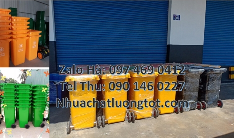 Thùng rác 120l nắp kín, thùng rác 120l Composite, Thùng rác 120l nắp hở, thùng rác 120l Comp