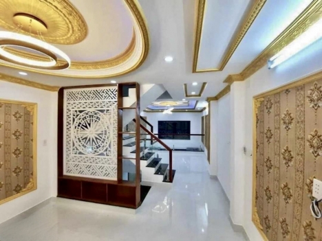 NHÀ MỚI 5 TẦNG HẺM XE TẢI GẦN LÊ VĂN QUỚI