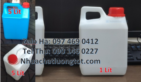 can 4l vòi nhấn đựng phẩm màu, Can hdpe giá rẻ Can đựng axit Can 2l đựng nước giặt, Can 2l quay, ca