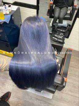 Làm Màu Xanh Bule, Đại Chỉ Nhuộm Tóc Uy Tín Giá Rẻ Hoài Đức - Nam Đỗ Hair Salon