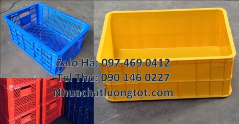 sóng nhựa đặc Giỏ nhựa 5 bánh xe, thùng nhựa đựng dụng cụ, Sóng bít, sóng hở, thùng nhựa đựng trái