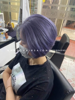 Làm Màu Tím Khói, Địa Chỉ Nhuộm Tóc Đẹp Giá Rẻ Hoài Đức - Nam Đỗ Hair Salon