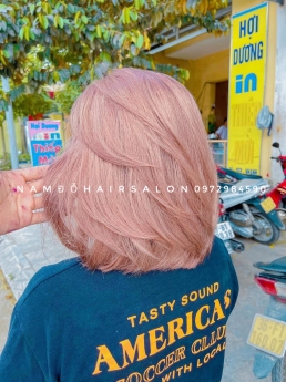 Làm Màu Hồng Trà Sữa, Địa Chỉ Nhuộm Tóc Đẹp Giá Rẻ Hoài Đức - Nam Đỗ Hair Salon