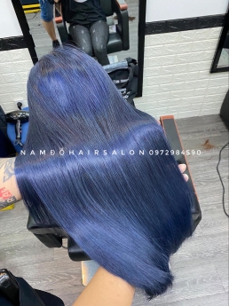 Làm Màu Xanh Bule, Đại Chỉ Nhuộm Tóc Uy Tín Giá Rẻ Hoài Đức - Nam Đỗ Hair Salon