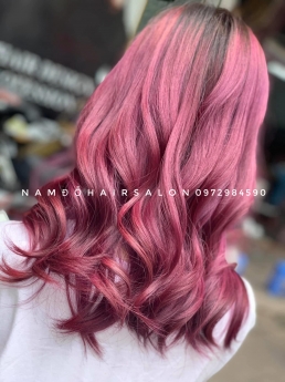 Làm Màu Tím Hồng, Địa Chỉ Nhuộm Tóc Đẹp Giá Rẻ Hoài Đức- Nam Đỗ Hair Salon