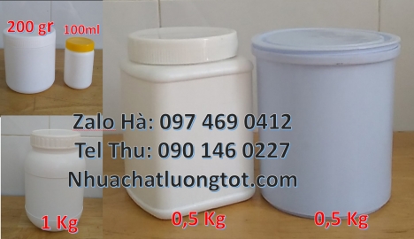 hũ 100gr đựng kem body, hũ 200g đựng bơ thực vật,  hũ nhựa 250 gr đựng thực phẩm, hũ 250 g đựng dung