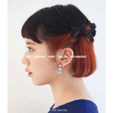 Top 25 kiểu tóc nhuộm hidden ẩn gáy cuốn hút độc đáo cho mọi cô nàng - Học nghề tóc Tiệp Nguyễn