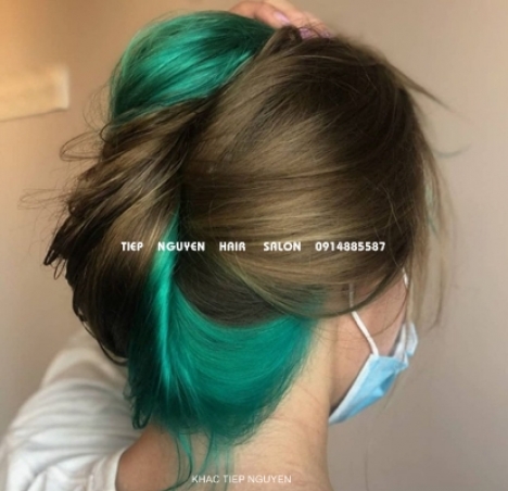 Top 25 kiểu tóc nhuộm hidden ẩn gáy áp đảo mọi phong cách thời trang - Học nghề tóc Tiệp Nguyễn