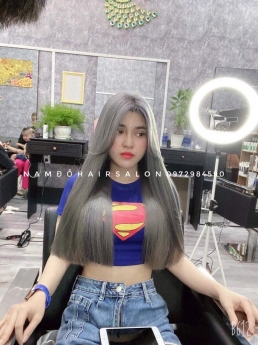 Làm Màu Rêu Khói Sáng, Địa Chỉ Nhuộm Tóc Đẹp Giá Rẻ Hoài Đức. -Nam Đỗ Hair Salon