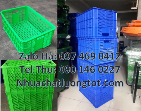 sóng nhựa đặc Giỏ nhựa 5 bánh xe, thùng nhựa đựng dụng cụ, Sóng bít, sóng hở, thùng nhựa đựng trái