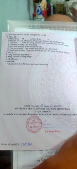 Bán Miếng Đất Cực đẹp tại thị trấn Khánh Vĩnh Mặt tiền Quang Trung