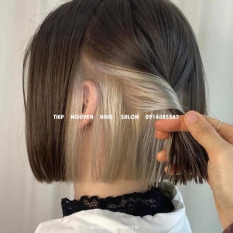 Top 19 kiểu tóc nhuộm hidden ẩn gáy áp đảo mọi phong cách thời trang - Học nghề tóc Tiệp Nguyễn