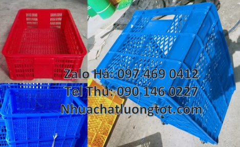 sóng nhựa đặc Giỏ nhựa 5 bánh xe, thùng nhựa đựng dụng cụ, Sóng bít, sóng hở, thùng nhựa đựng trái