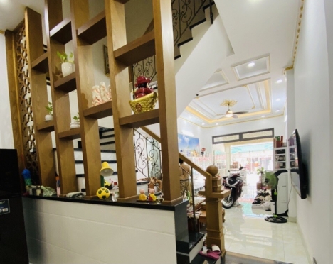 Nhà bán Hồ Biểu Chánh PN 4X12.5m 4 tầng Hẻm xe hơi thông nhỉnh 8 tỷ