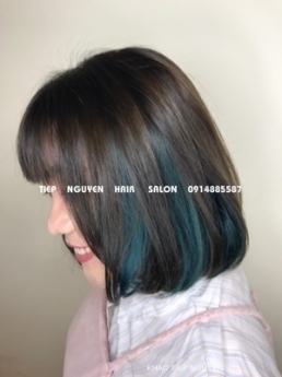 Top 16 kiểu tóc nhuộm hidden ẩn gáy áp đảo mọi phong cách thời trang - Học nghề tóc Tiệp Nguyễn