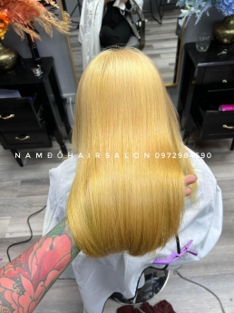 Làm Màu Vàng Trắng, Địa Chỉ Nhuộm Tóc Đẹp Giá Rẻ Hoài Đức - Nam Đỗ Hair Salon