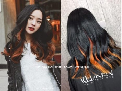 Top 100 kiểu nhuộm hidden ẩn gáy mới lạ cực sang cho nàng - Học nghề tóc Tiệp Nguyễn