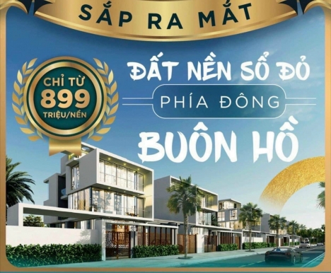 Đất nền sẵn bìa trung tâm thị trấn Krong Năng