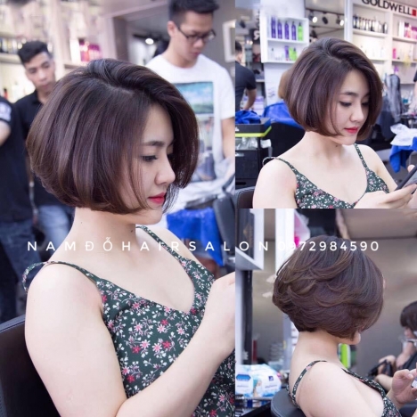 Uốn Tóc,Cắt Tỉa Tóc Ngắn Mái Bay Đẹp Giá Rẻ Hoài Đức - Nam Đỗ Hair Salon