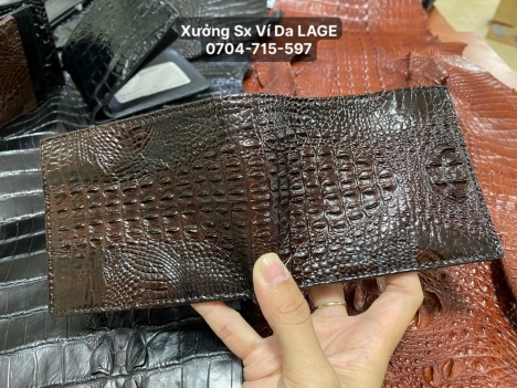 Ví Cá Sấu Sale Chất Da Loại 1 - Tận Xưởng Không Qua Trung Gian