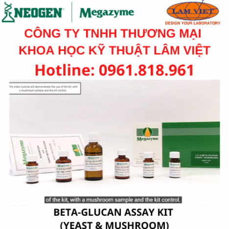 Enzymes & Test kits trong phân tích BETA-GLUCAN ASSAY MEGAZYME KIT
