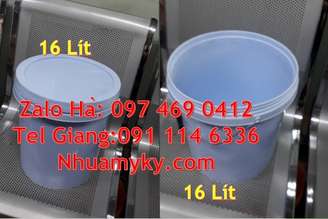Thùng nhựa, Thùng nhựa 19l giá rẻ. Vỏ thùng sơn 3,8 lít, Vỏ thùng 5 lít quai nhựa, Vỏ thùng s