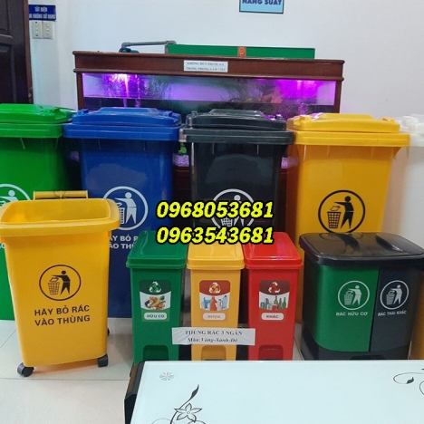 Thùng rác công cộng với các loại dung tích giá rẻ tại TPHCM