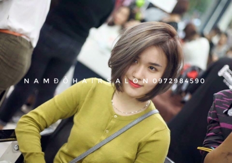 Uốn Tóc,Cắt Tỉa Tóc Ngắn Mái Bay Đẹp Giá Rẻ Hoài Đức - Nam Đỗ Hair Salon
