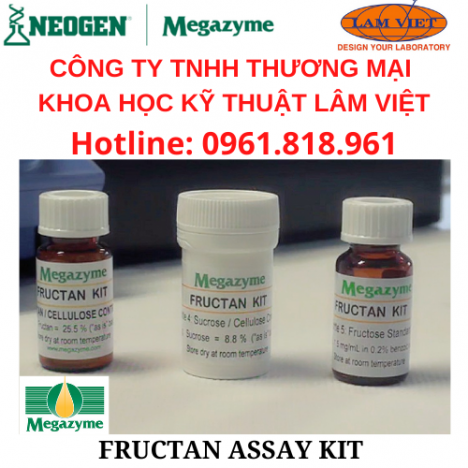 Enzymes & Test kits trong phân tích FRUCTAN ASSAY KIT