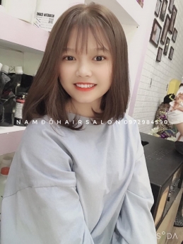 Uốn Tóc,Cắt Tỉa Tóc Ngang Vuông Đẹp Giá Rẻ Hoài Đức - Nam Đỗ Hair Salon