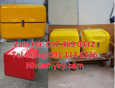 thùng chở hoa quả, thùng chở hàng sau xe máy, thùng giao hàng cao cấp, Thùng Chở Hàng Sau Xe Máy, Th