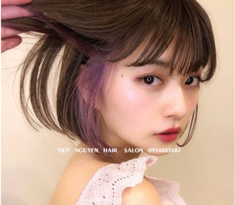 Top 19 kiểu nhuộm hidden ẩn gáy mới lạ kiêu sa dành cho phái nữ - Học nghề tóc Tiệp Nguyễn