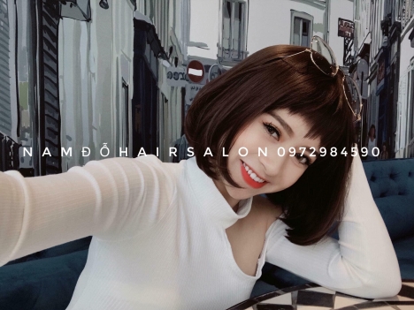 Uốn Tóc,Cắt Tỉa Tóc Bob Mái Mưa Đẹp Giá Rẻ Hoài Đức - Nam Đỗ Hair Salon