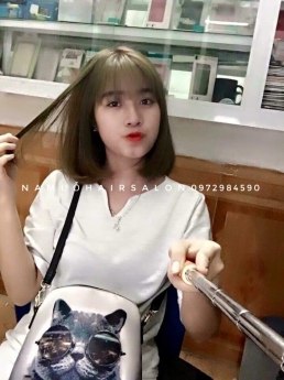 Uốn Tóc,Cắt Tóc Ngang Vai Mái Bay Giá Rẻ Hoài Đức - Nam Đỗ Hair Salon