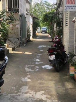 NHÀ ĐẸP 2 TẦNG, HẺM XE HƠI, HUỲNH TẤN PHÁT, QUẬN 7, CHỈ 4.6TỶ, TẶNG FULL NỘI THẤT