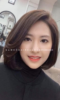 Uốn Tóc,Cắt Tóc Ngang Vai Mái Bay Giá Rẻ Hoài Đức - Nam Đỗ Hair Salon