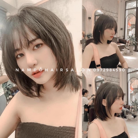 Cắt Tóc Bob,Địa Chỉ Uốn Cụp Phồng Uy Tín Giá Rẻ Hoài Đức - Nam Đỗ Hair Salon