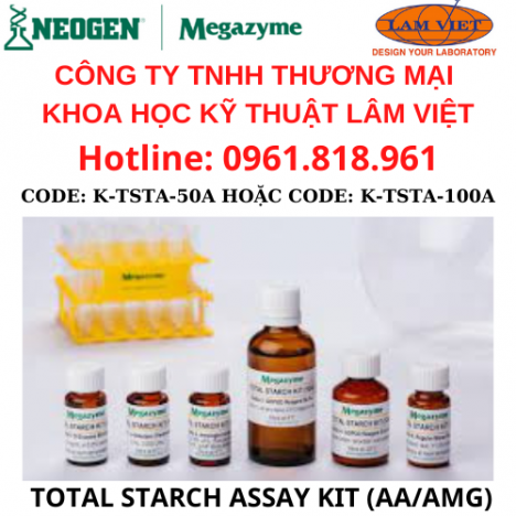 KIT Megazyme Total Starch Assay Kit (AAAMG), 100 assays