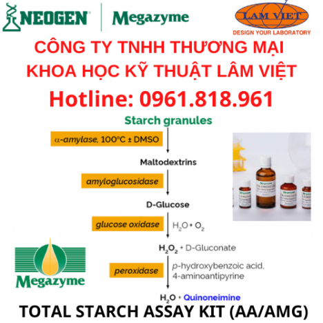 Kit thử hàm lượng tinh bột trong ngủ cốc TOTAL STARCH ASSAY KIT (AAAMG)