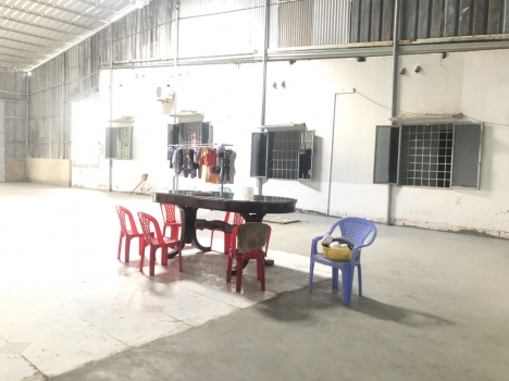 Cho thuê 500m vuông kho xưởng phường tân phong biên hòa